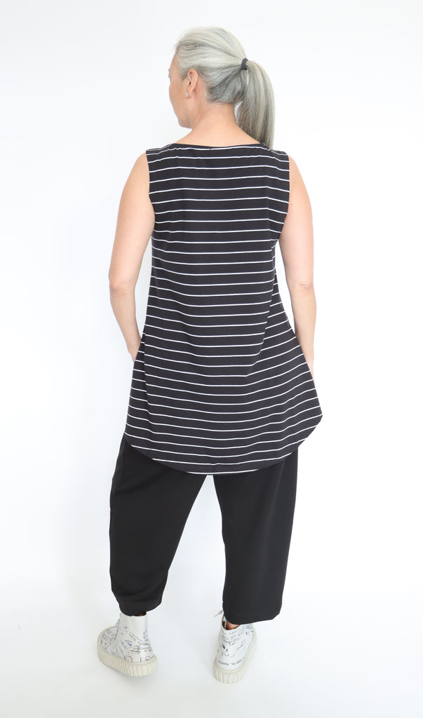 PLUSLAVIE PLÜ A Pinstripe Top | ATELIER957