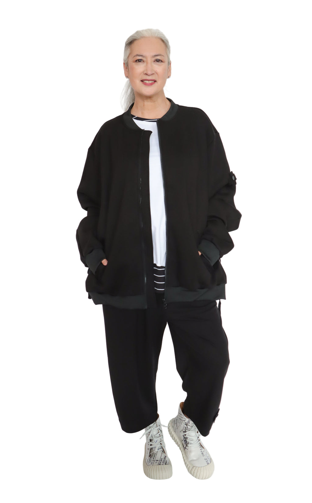 PLUSLAVIE PLÜ Sweat Bomber Jacket | ATELIER957