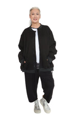 PLUSLAVIE PLÜ Sweat Bomber Jacket | ATELIER957