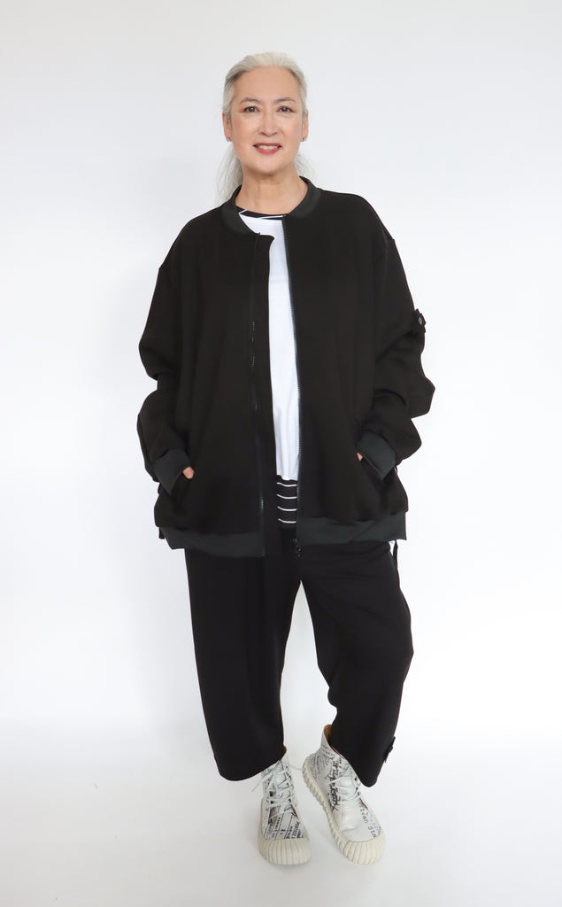 PLUSLAVIE PLÜ Sweat Bomber Jacket | ATELIER957