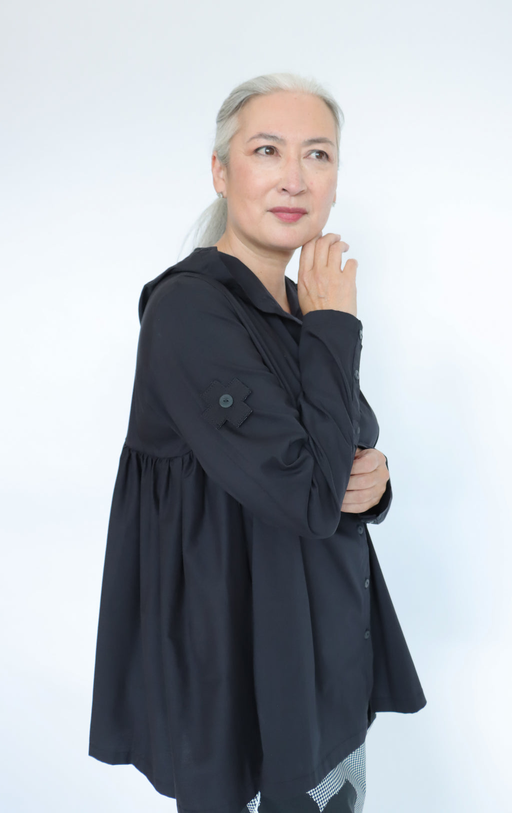 PLUSLAVIE PLÜ Pleated Blouse | ATELIER957