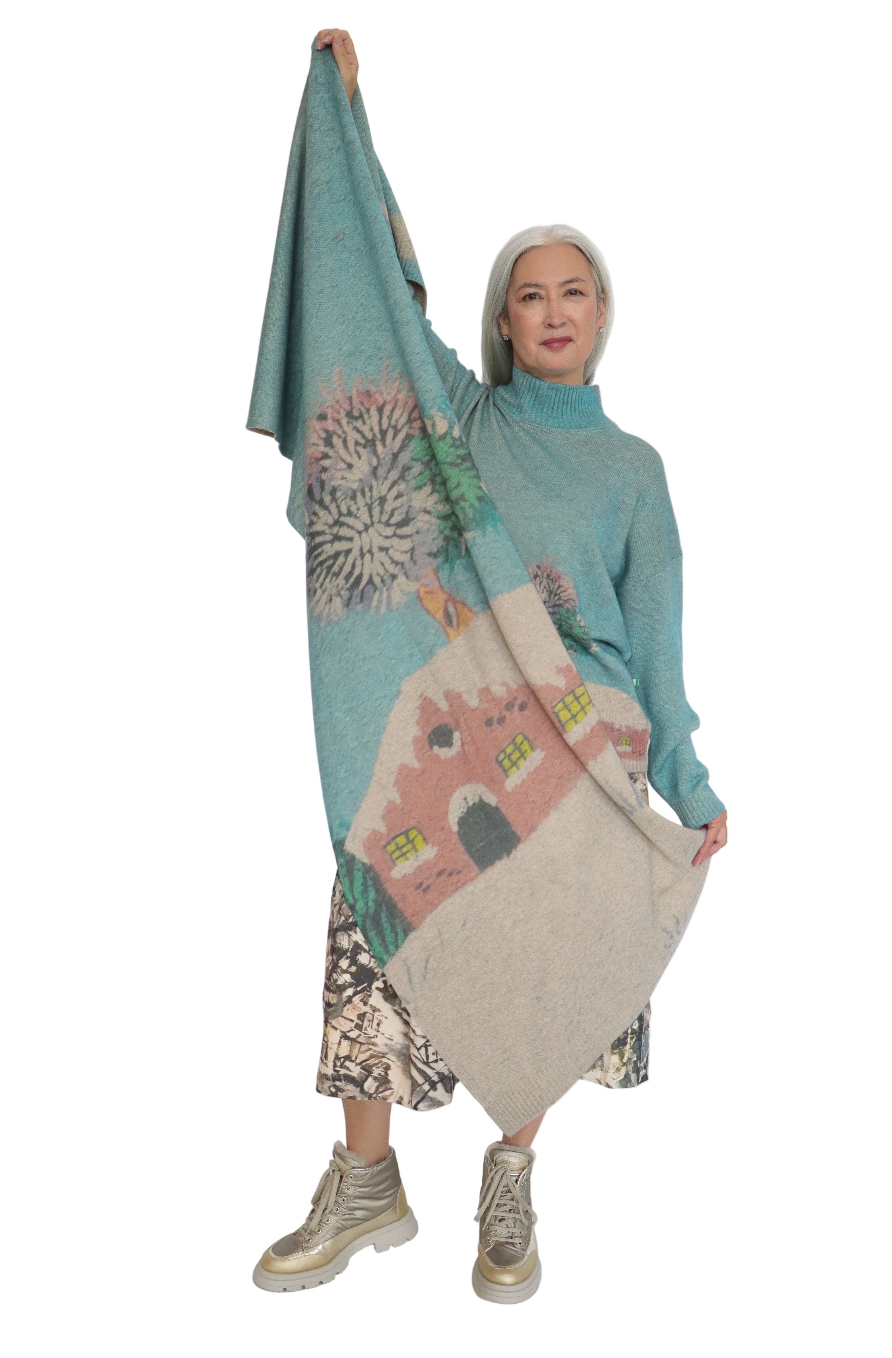 Talking Walls Lina Snow Scarf | ATELIER957