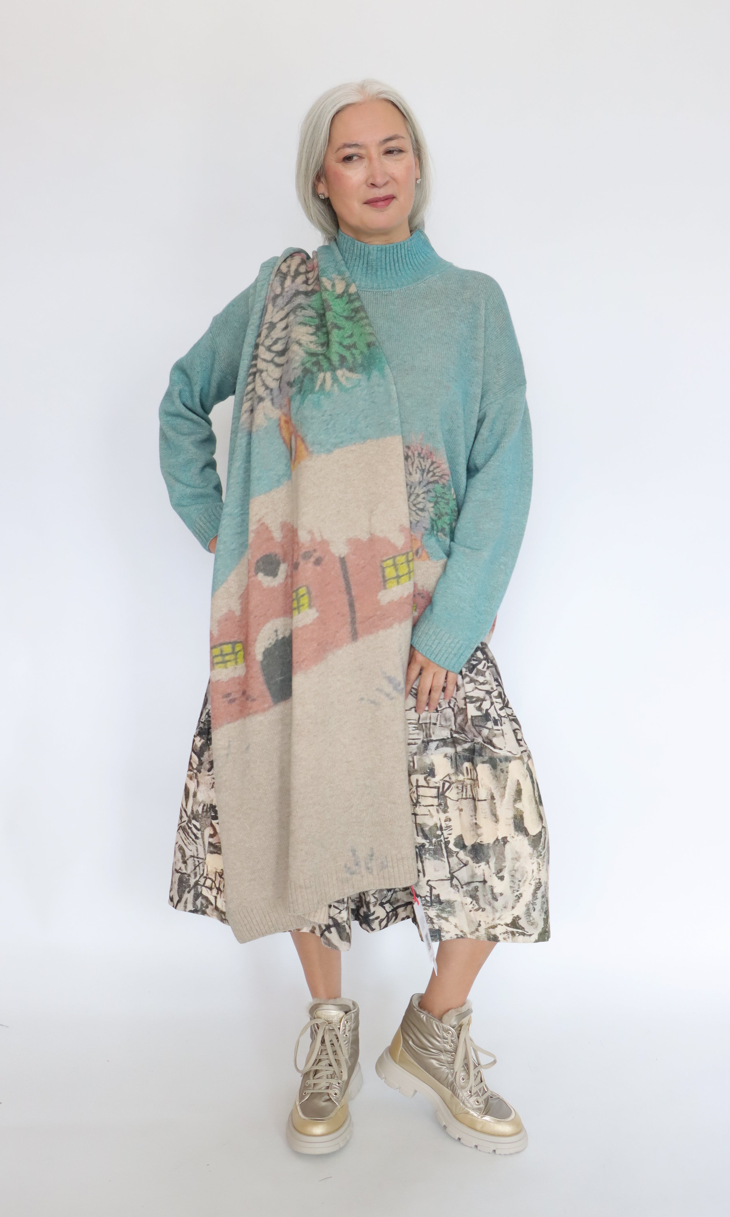 Talking Walls Lina Snow Scarf | ATELIER957