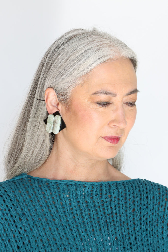 Sally Bass Rhiolite Stone Clips | ATELIER957