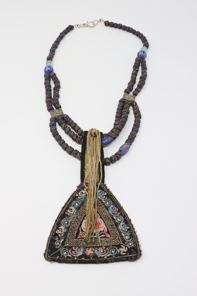 Sally Bass Antique Textile Necklace I ATELIER957