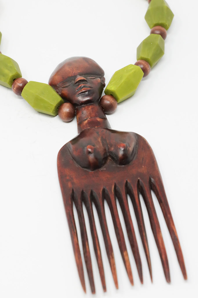 Sally Bass African Comb Necklace I ATELIER957
