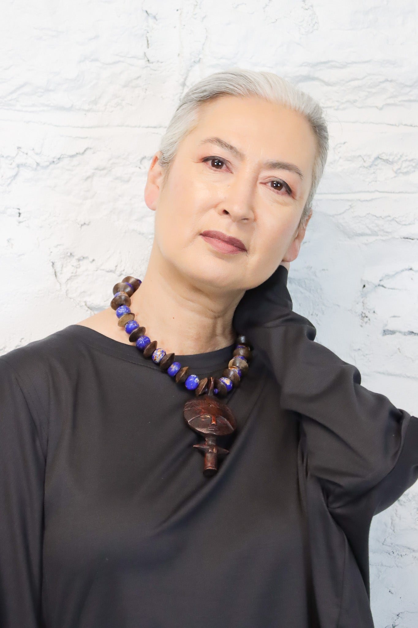 Sally Bass African Pendant Necklace I ATELIER957