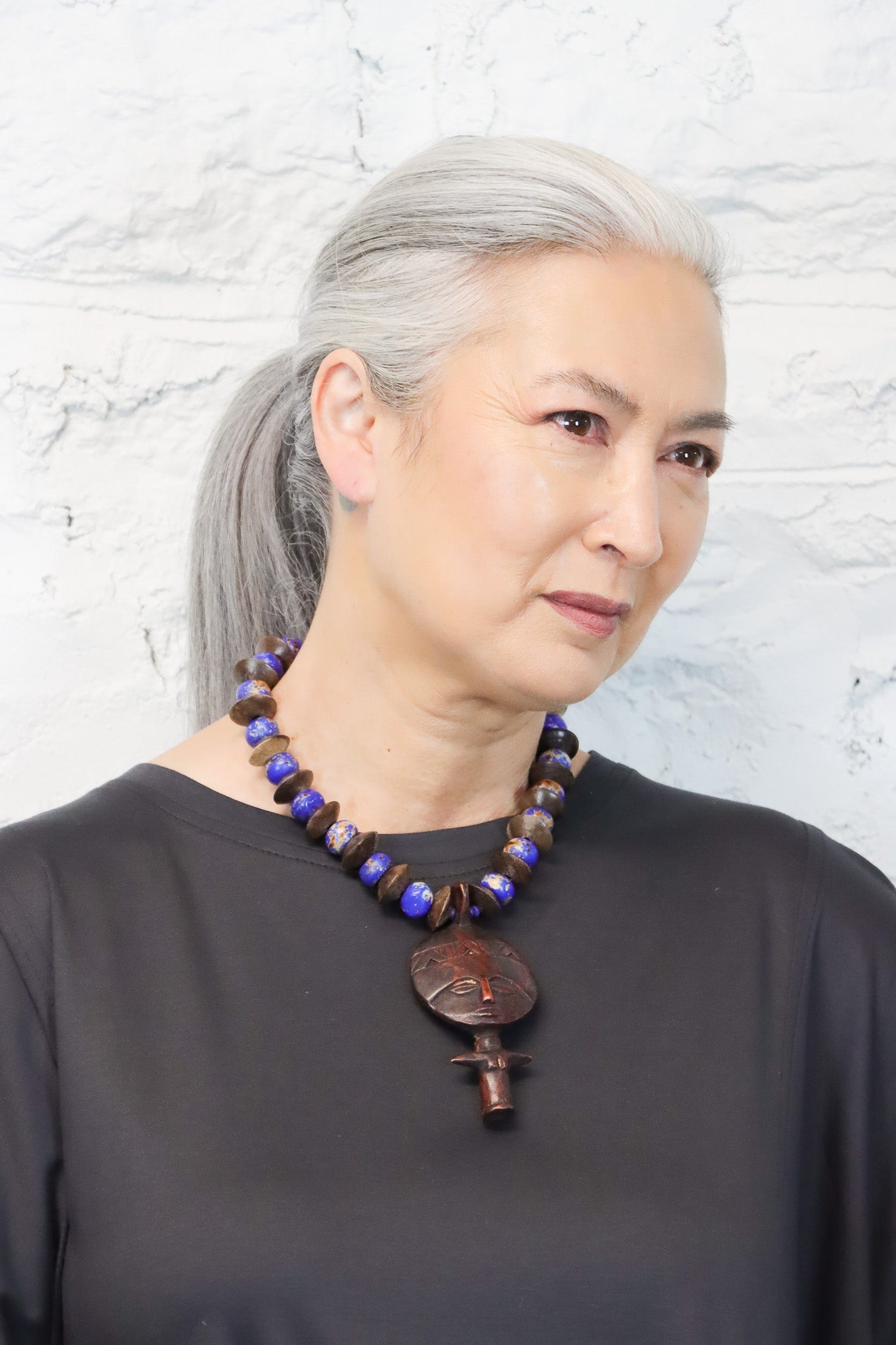 Sally Bass African Pendant Necklace I ATELIER957