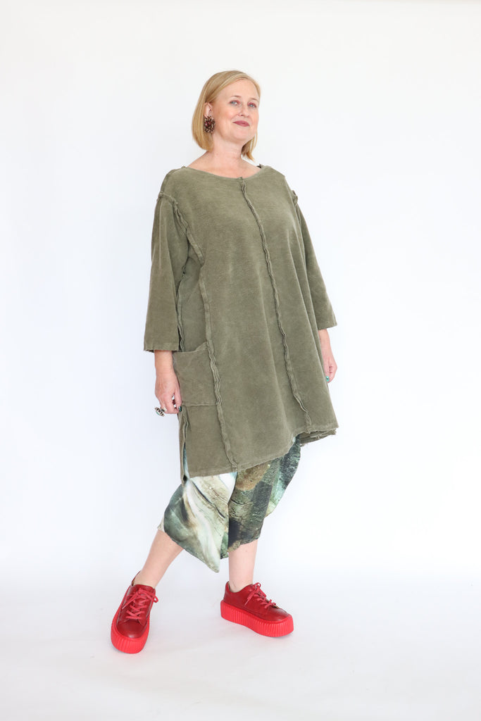 Krista Larson Olive Tunic Dress | ATELIER957