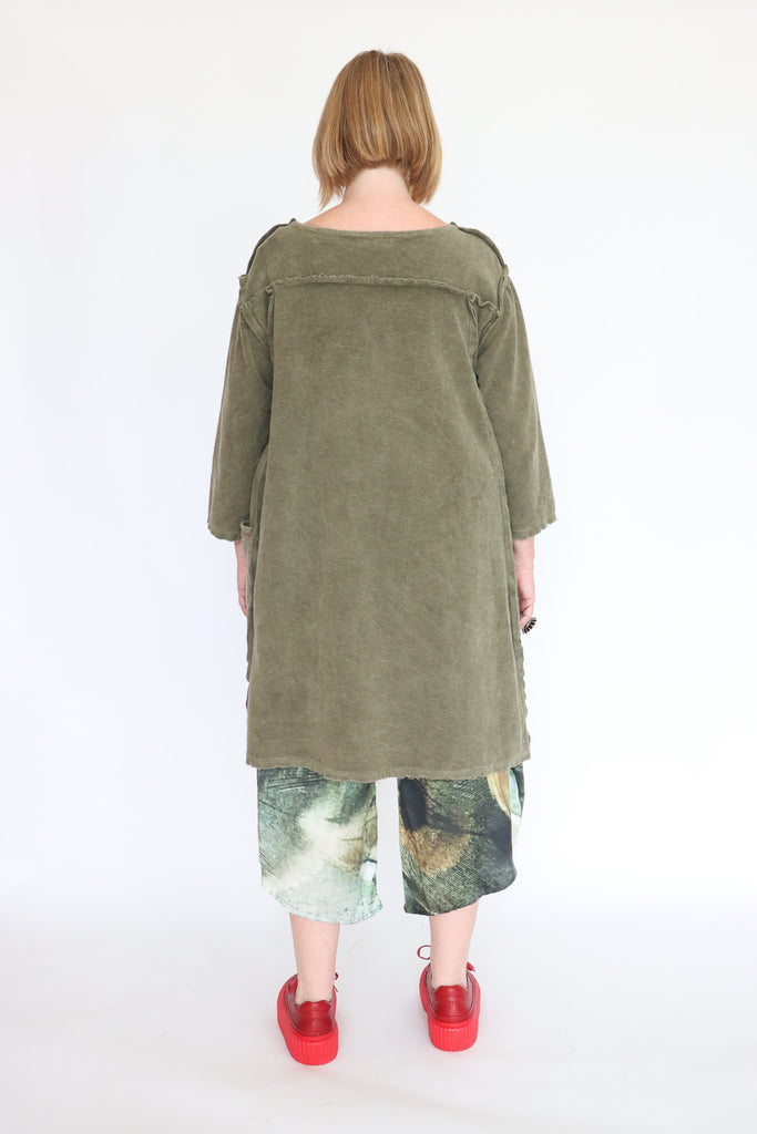 Krista Larson Olive Tunic Dress | ATELIER957