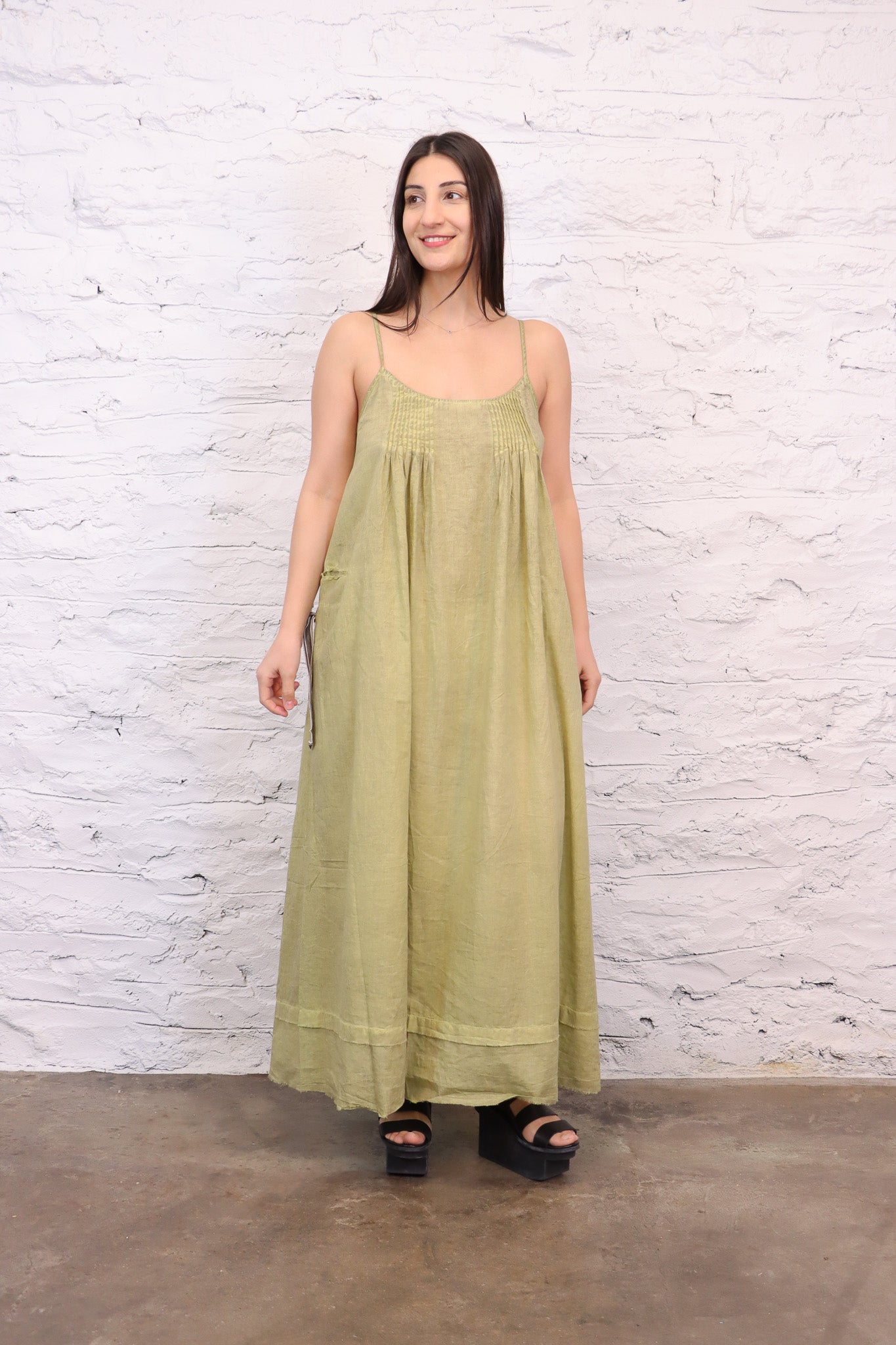 Umit Unal Flax Sun Dress | ATELIER947
