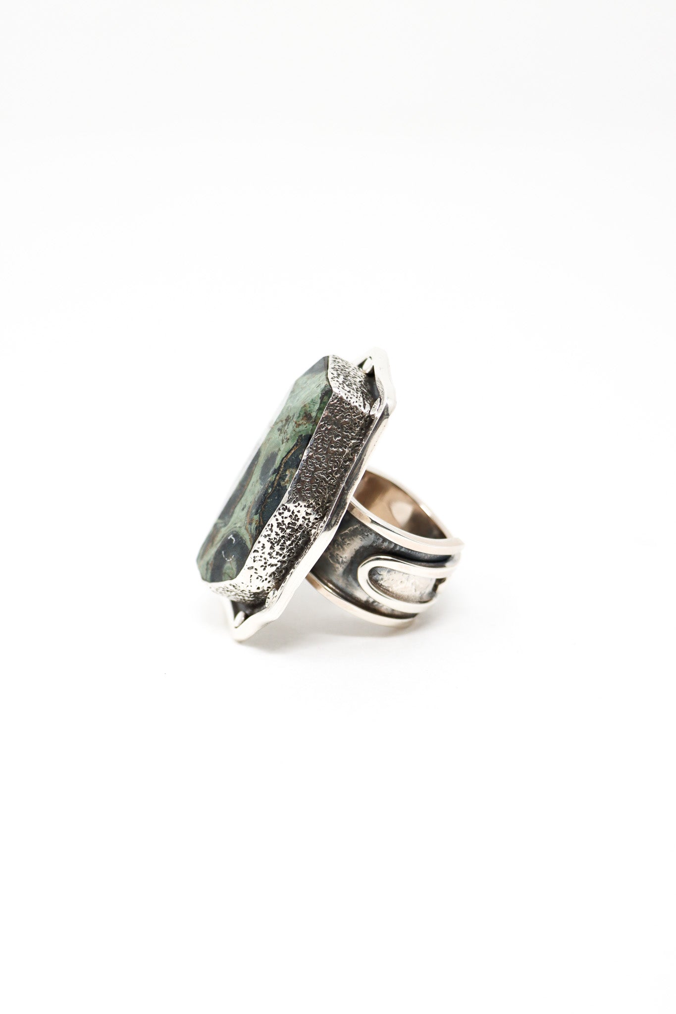 Sally Bass Forest Jasper Ring I ATELIER957