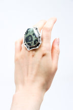 Sally Bass Forest Jasper Ring I ATELIER957