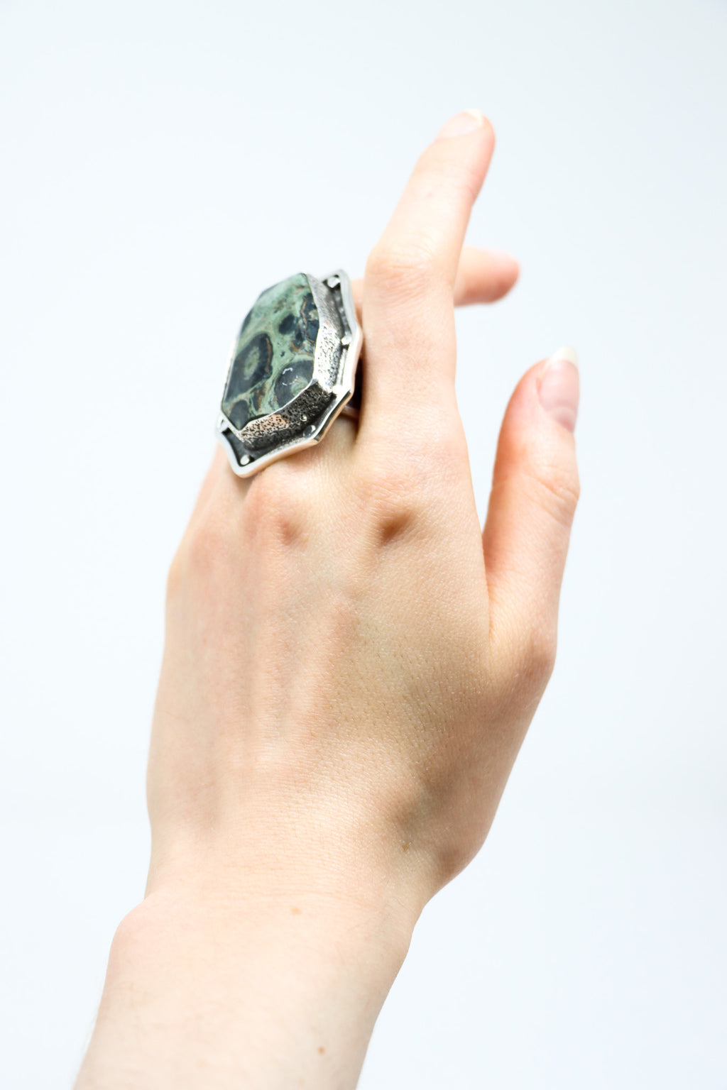 Sally Bass Forest Jasper Ring I ATELIER957