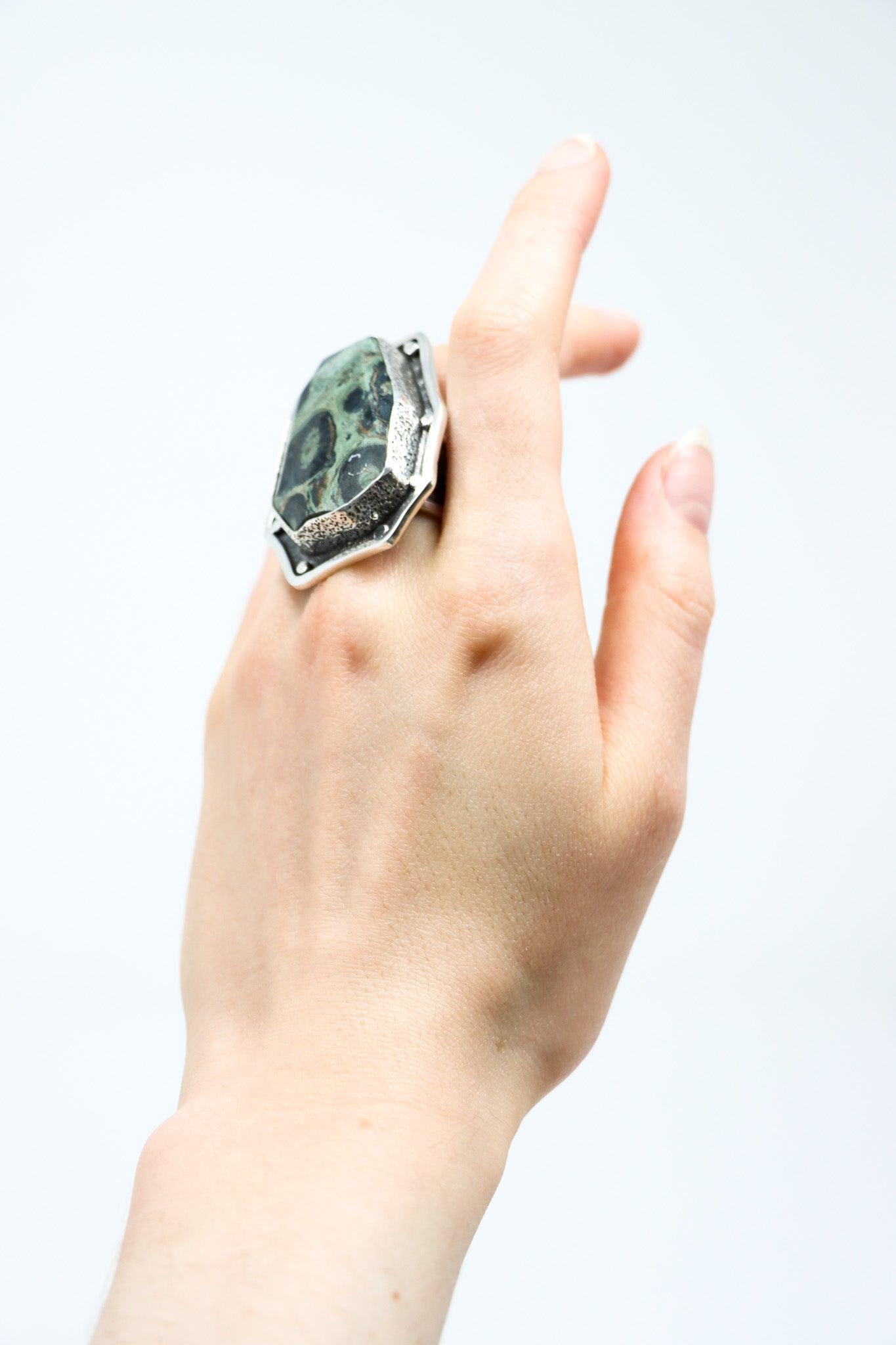 Sally Bass Forest Jasper Ring I ATELIER957