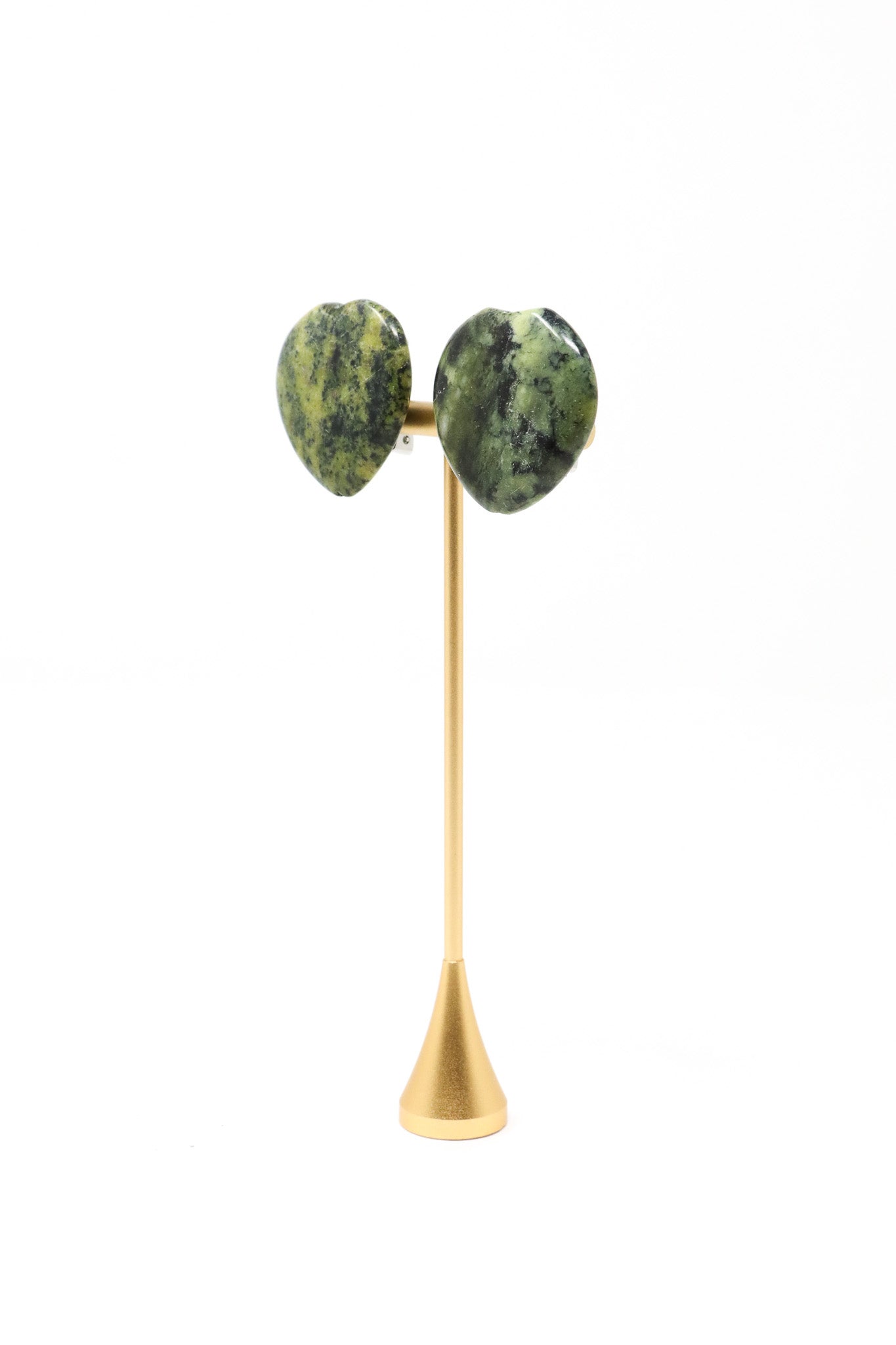 Sally Bass green Turquoise Hearts Clips | ATELIER957