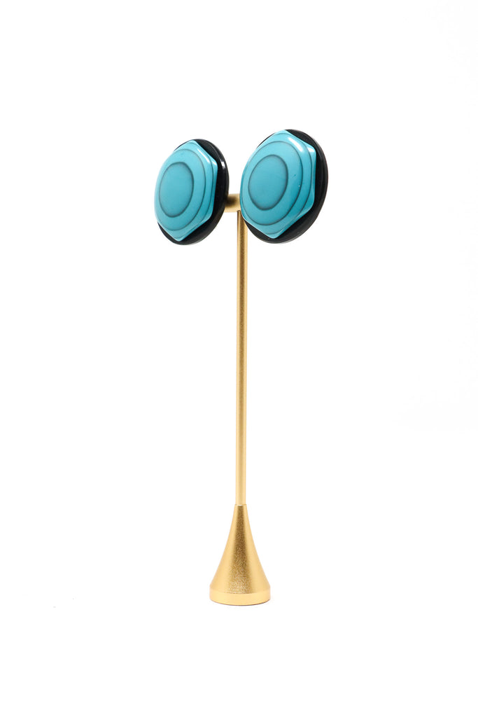 Sally Bass Blue&Black Resin Clips | ATELIER957