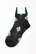 Hansel from Basel Chamomile Sheer Short Crew Sock I ATELIER957