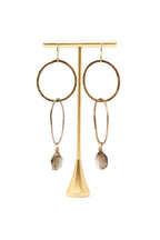 Mya Lambrecht Quartz Dangle Hoop Earrings | ATELIER957