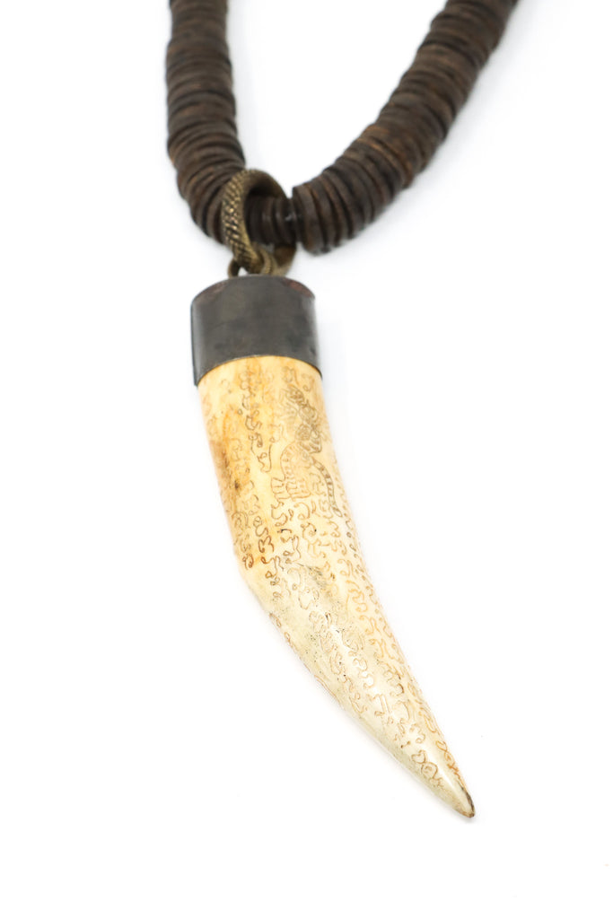 Mya Lambrecht Scrimshaw Necklace | ATELIER957