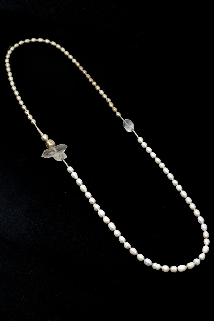 Mya Lambrecht Crystal Pearl Necklace | ATELIER957