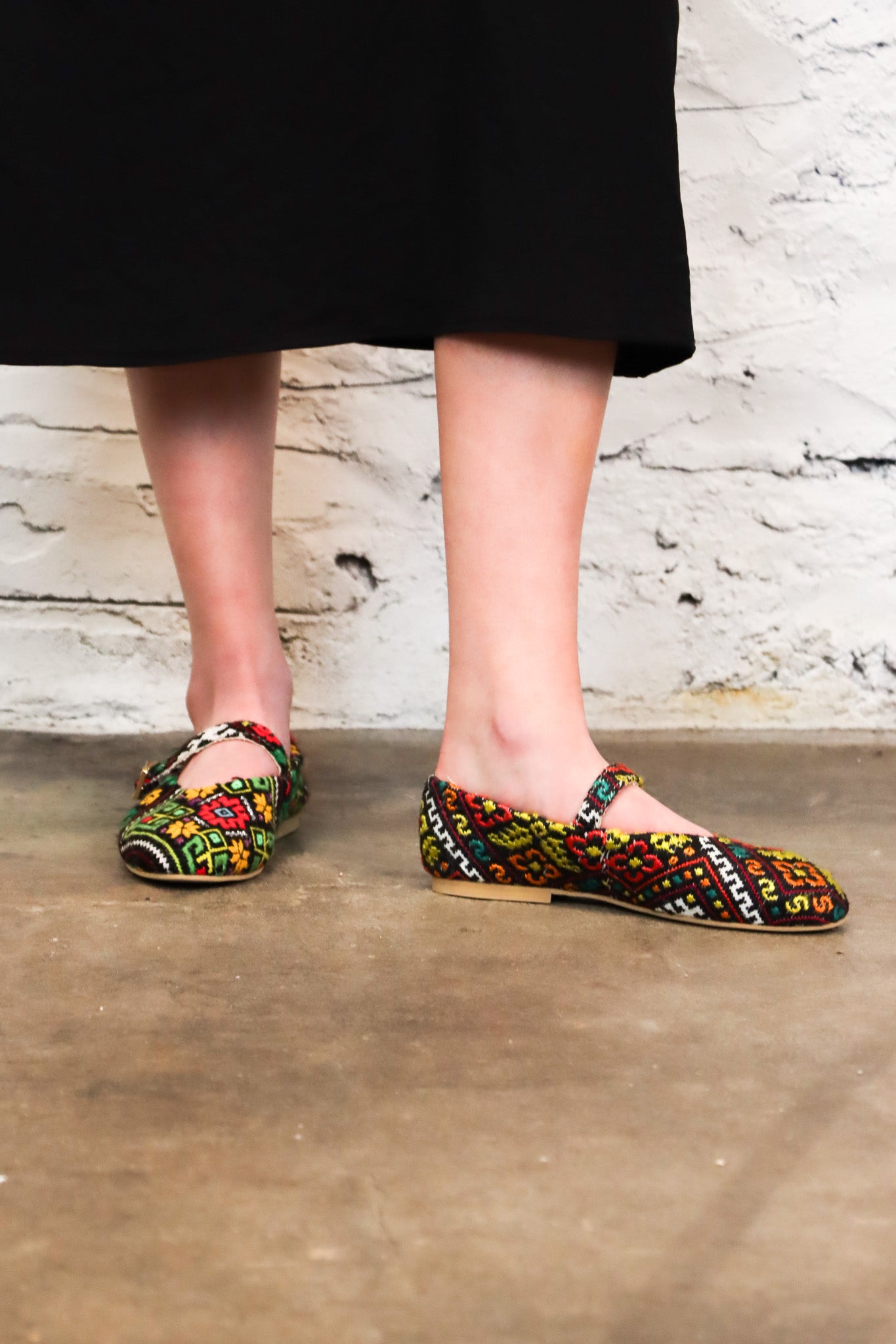 Mul_Olga Embroidered Shoes | ATELIER957