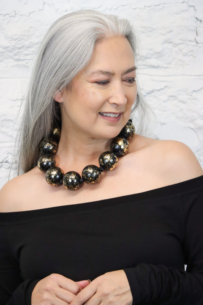 Jianhui London Giant Beads Gilded Necklace | ATELIER957