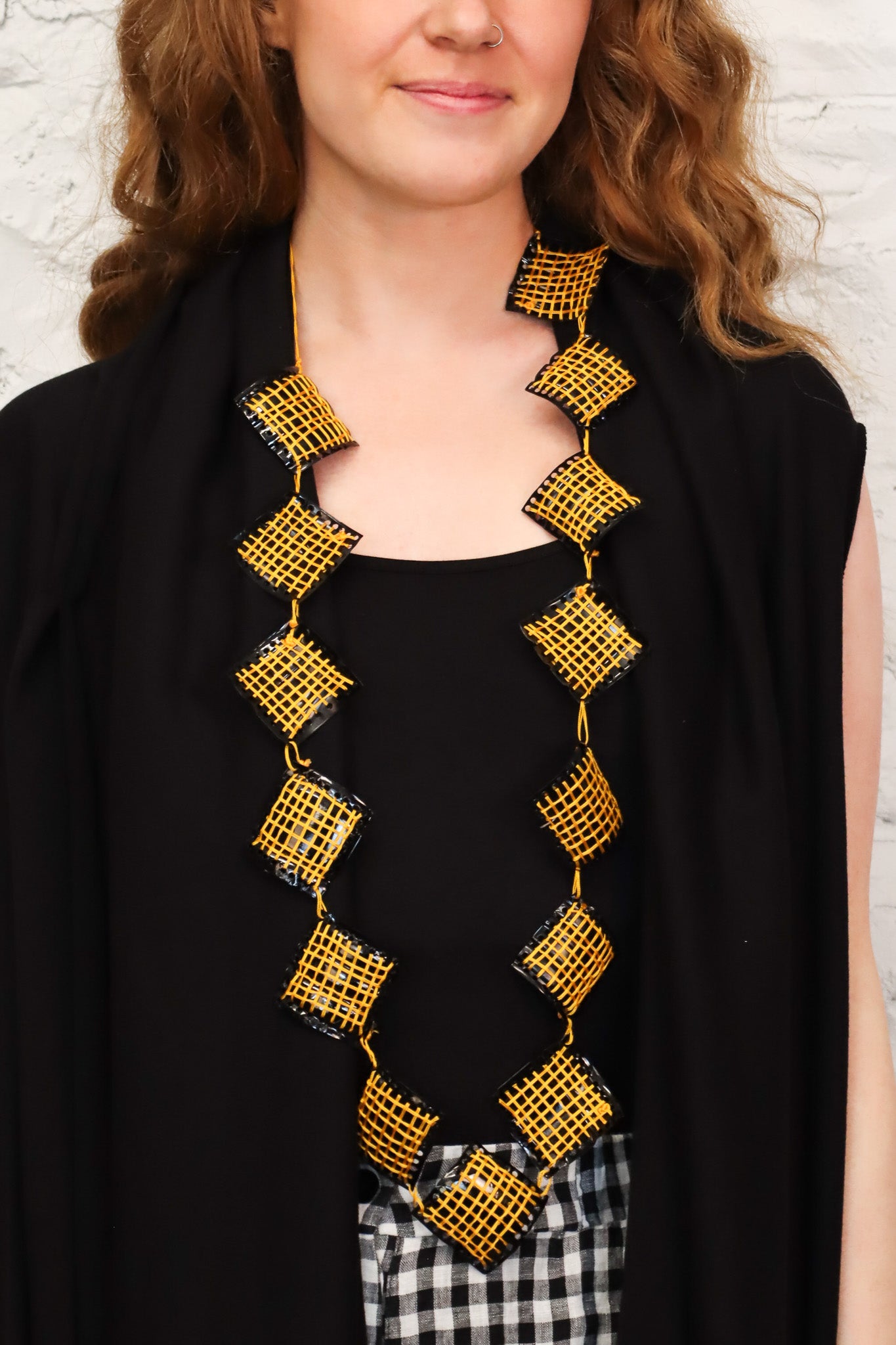 Jianhui London Thread on Square Necklace (4 Colors) | ATELIER957