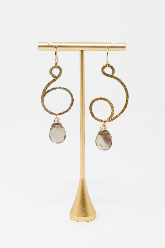 Mya Lambrecht Curly-Q Earrings | ATELIER957
