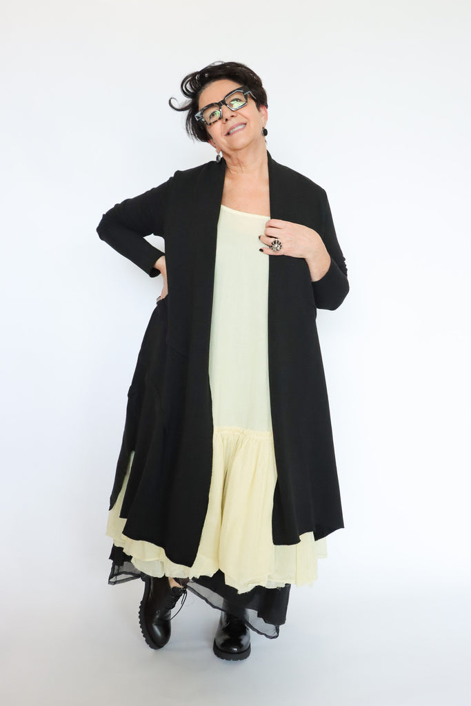 LUUKAA Pleated Cardigan | ATELIER957