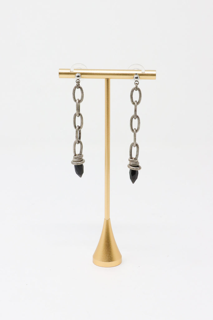 Mya Lambrecht Onyx Teardrop Earrings | ATELIER957