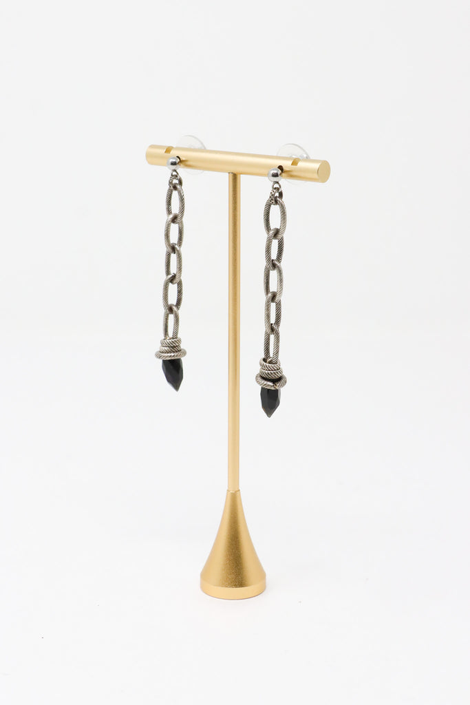 Mya Lambrecht Onyx Teardrop Earrings | ATELIER957