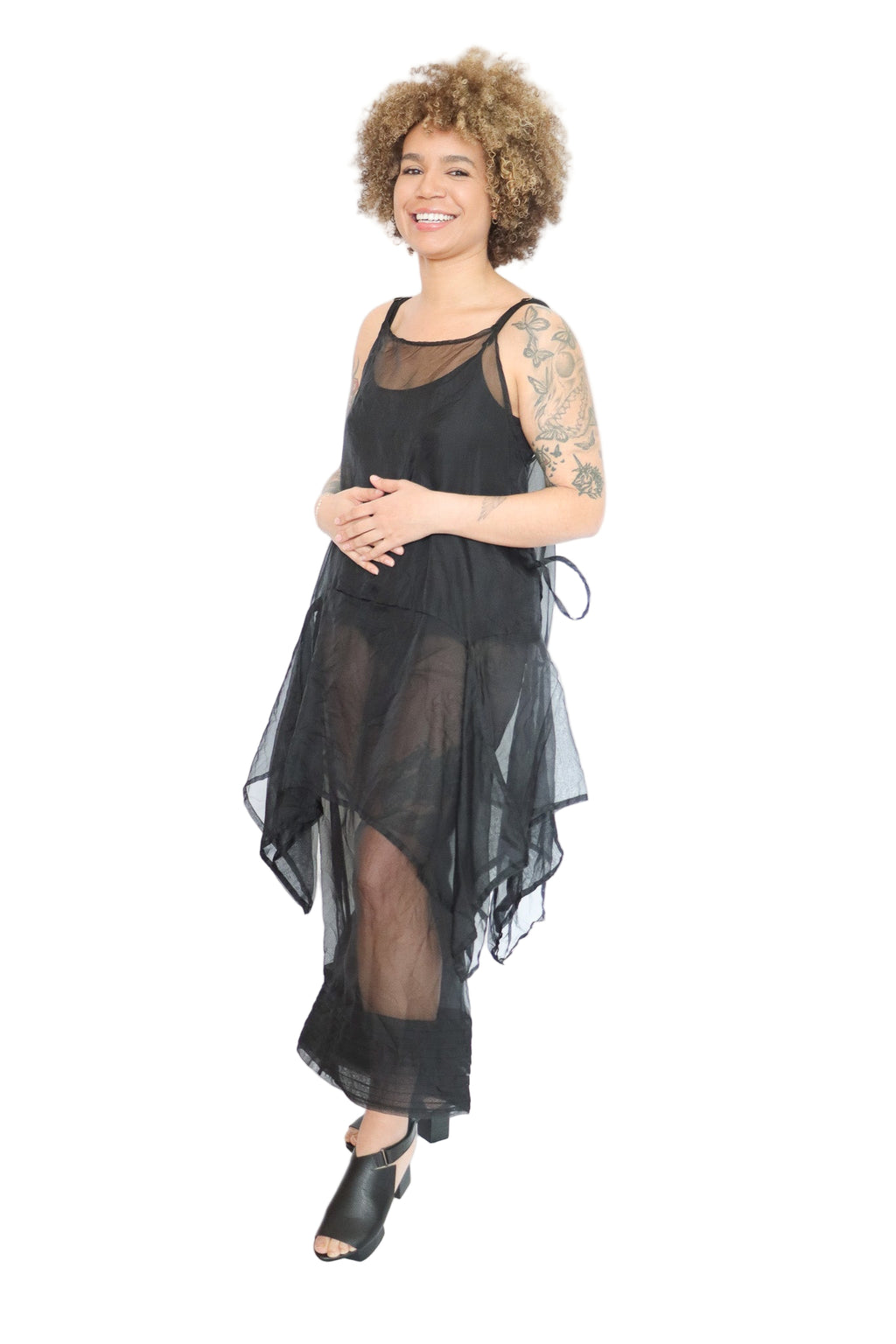 Krista Larson Organza Short Pinwheel Slip (2 Colors) | ATELIER957