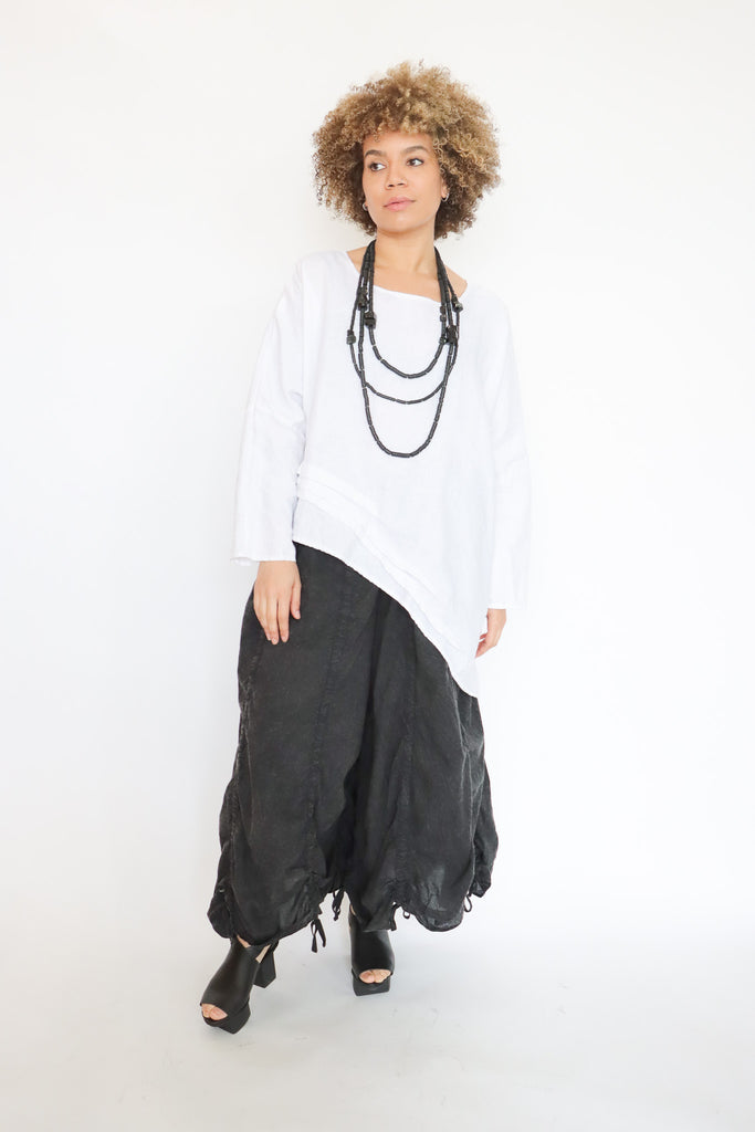 Krista Larson Faded Black Parachute Pants | ATELIER957