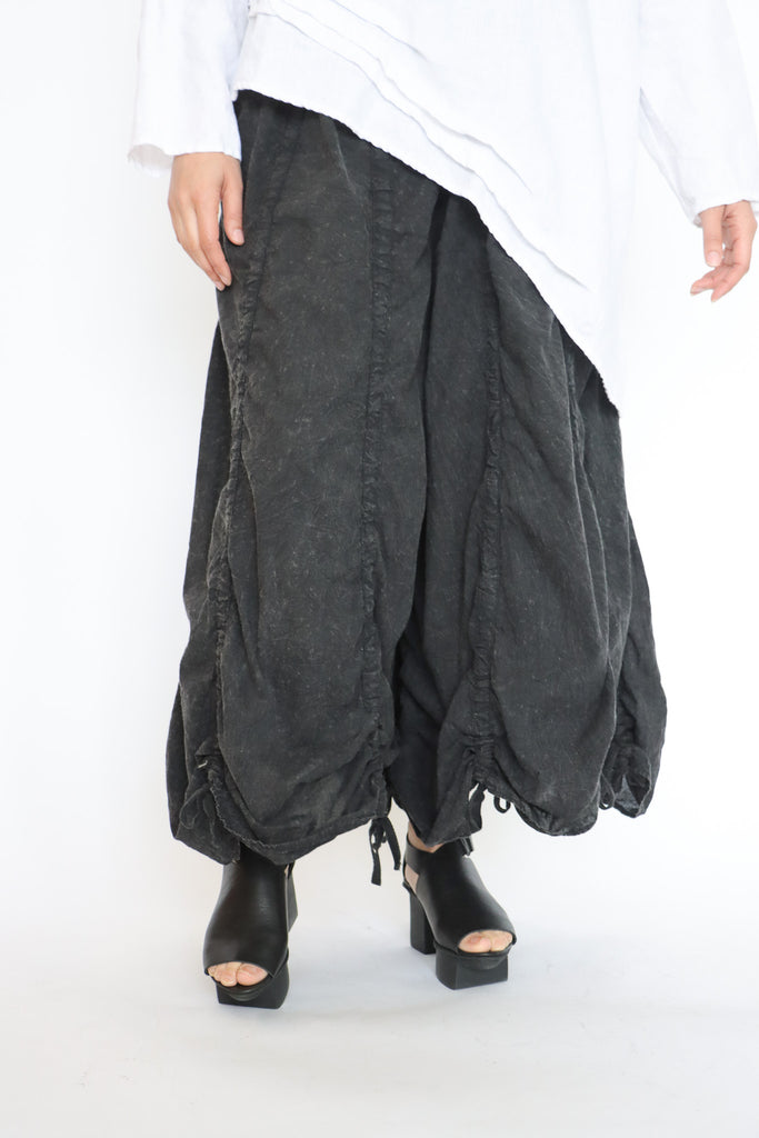 Krista Larson Faded Black Parachute Pants | ATELIER957