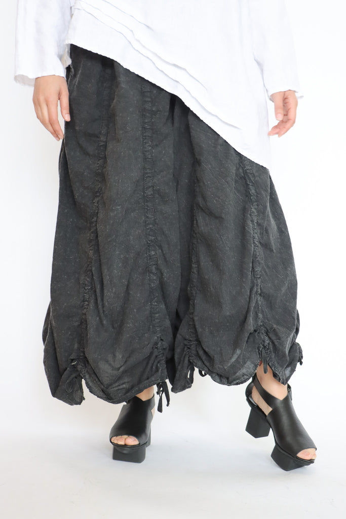 Krista Larson Faded Black Parachute Pants | ATELIER957