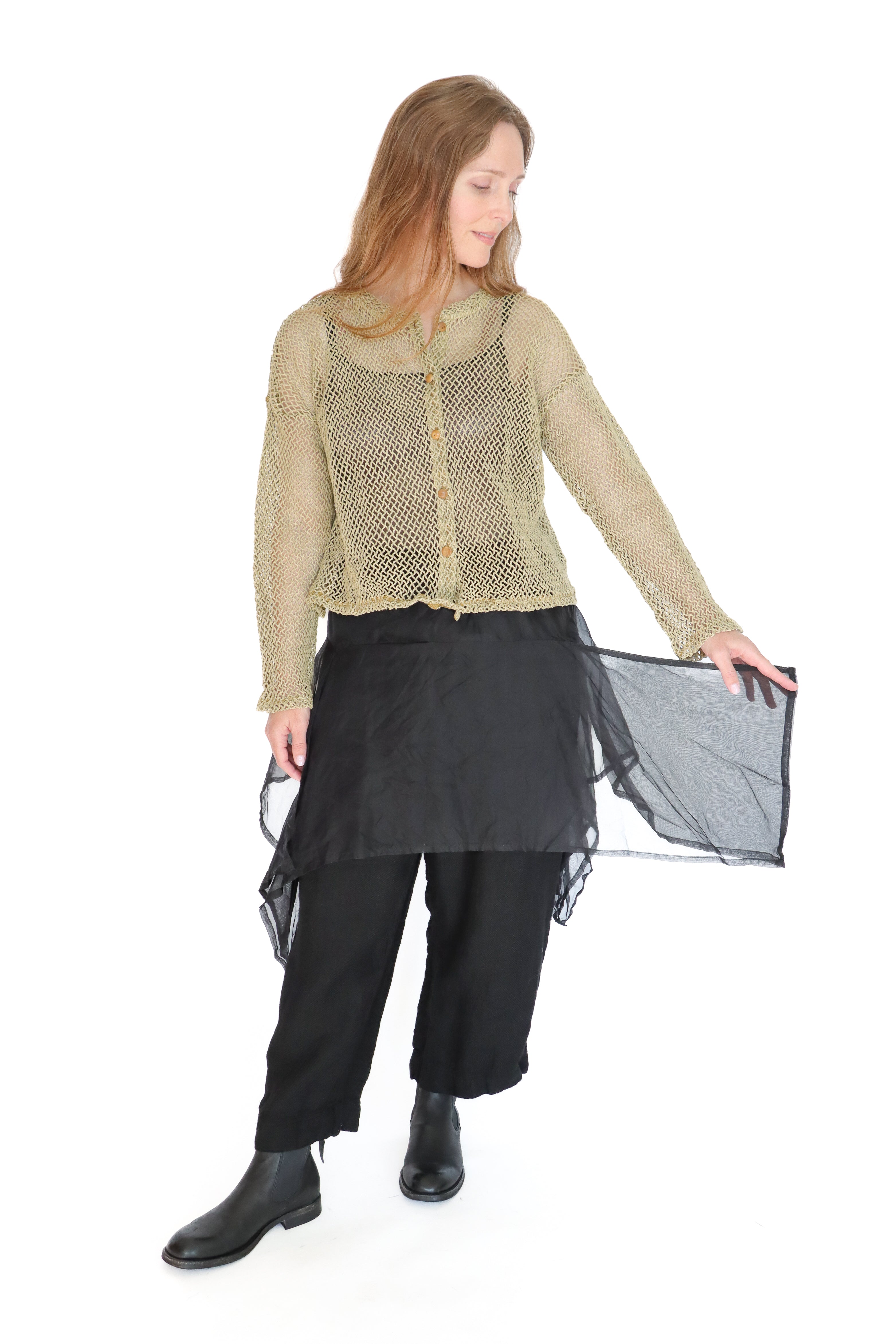 Krista Larson Fishnet Cardigan | ATELIER957