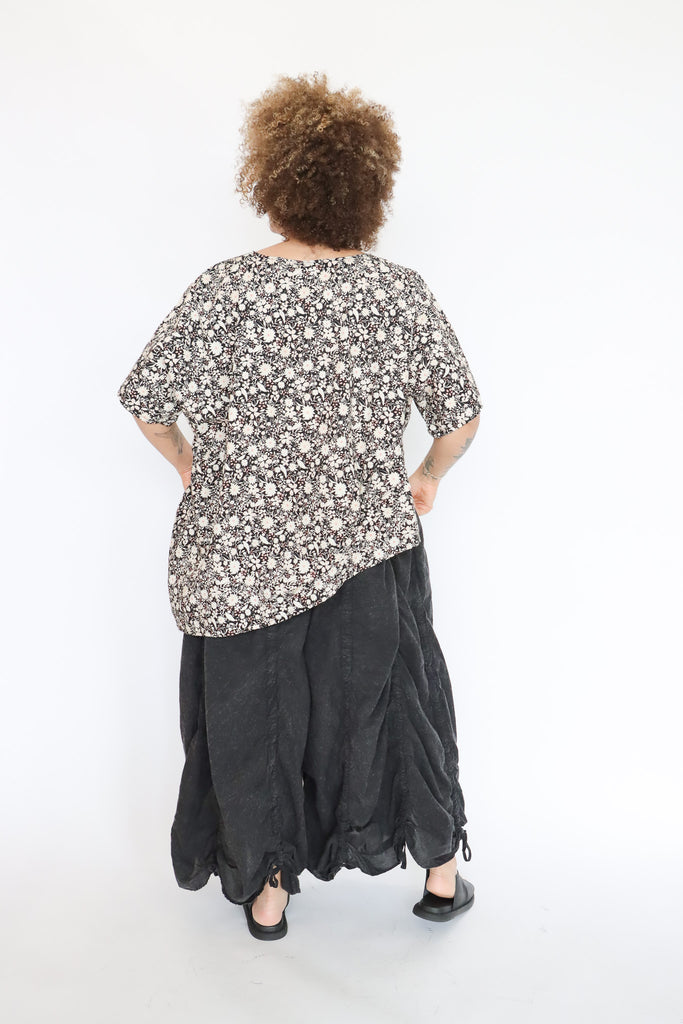 Krista Larson Floral Basic Detail Shirt | ATELIER957