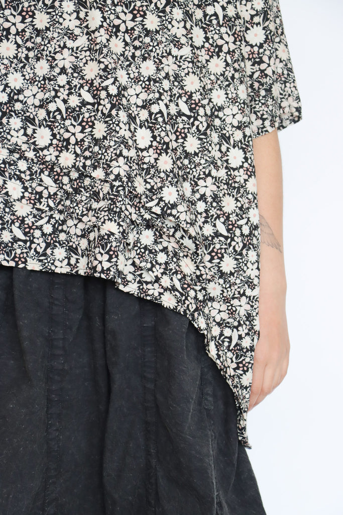Krista Larson Floral Basic Detail Shirt | ATELIER957