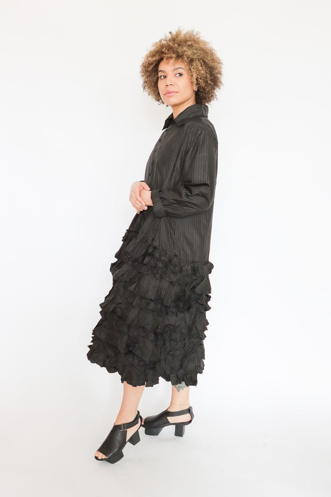 Krista Larson Pinstripe Stairway Dress | ATELIER957