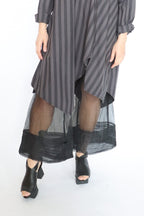 Krista Larson Organza Pintucked Pants | ATELIER957