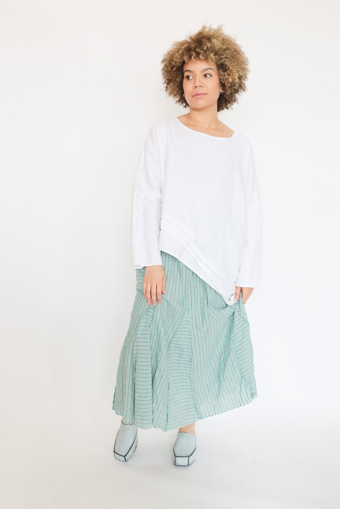 Krista Larson Long Sleeve Basic Detail Shirt | ATELIER957