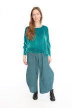 Krista Larson Basic Detail Velvet Shirt | ATELIER957