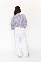 Krista Larson White Origami Pants | ATELIER957