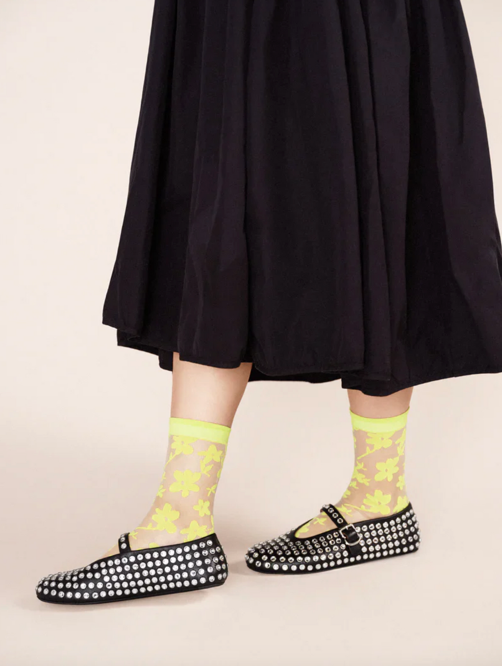 Hansel from Basel Bobo Sheer Crew Sock (2 Colors)
