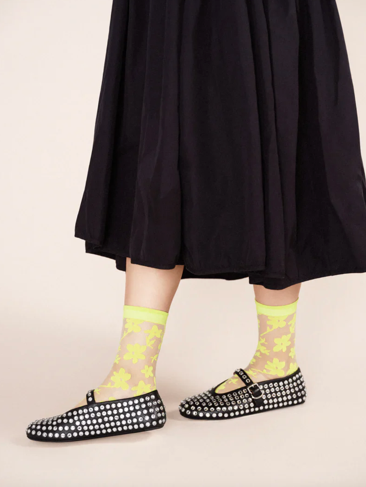 Hansel from Basel Bobo Sheer Crew Sock (2 Colors)