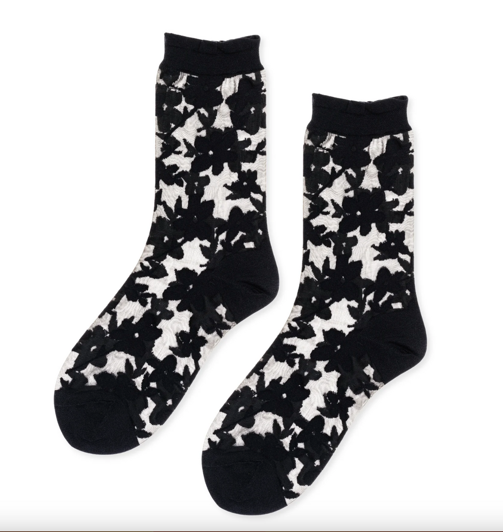 Hansel from Basel Bobo Sheer Crew Sock (2 Colors)