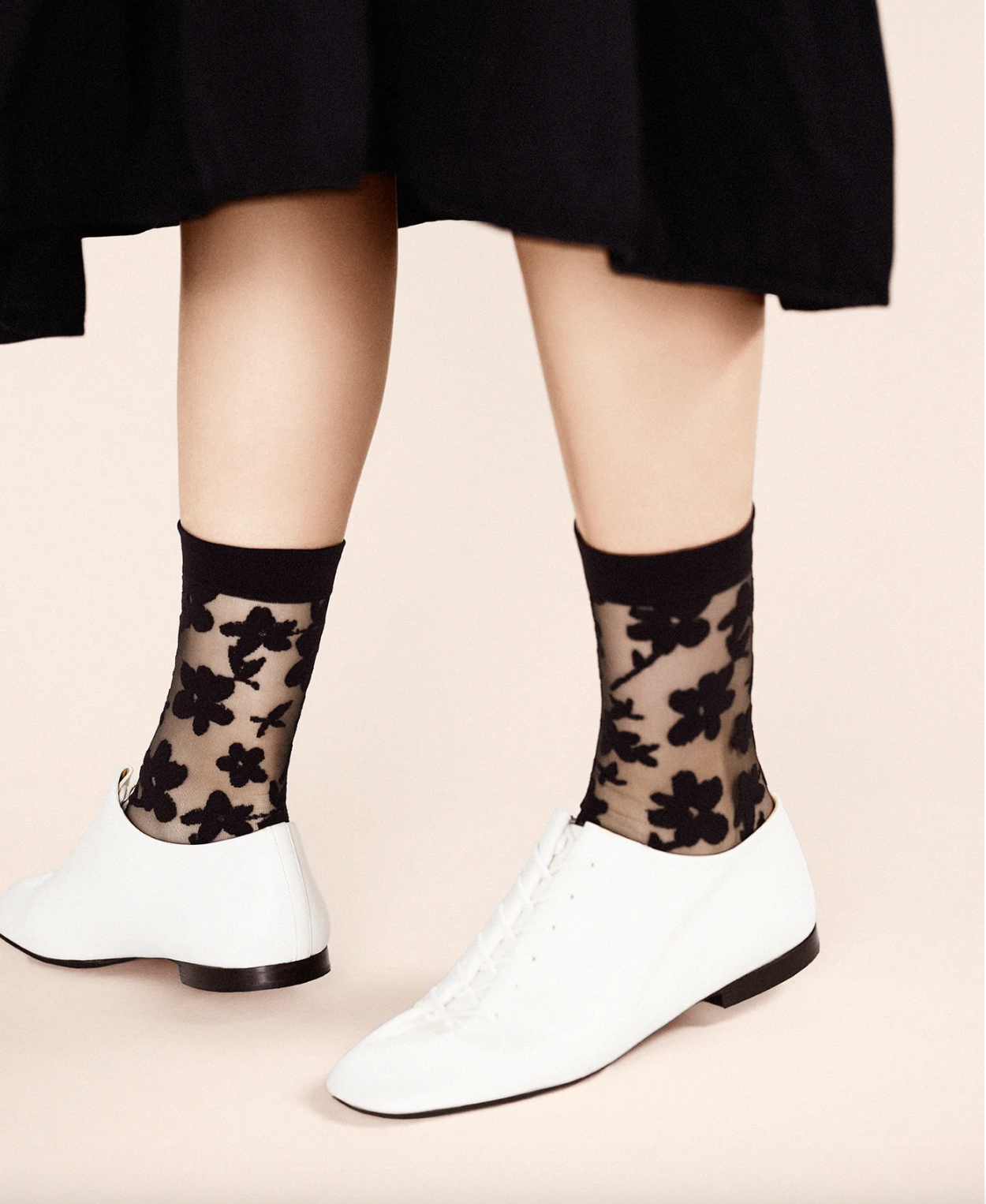 Hansel from Basel Bobo Sheer Crew Sock (2 Colors)