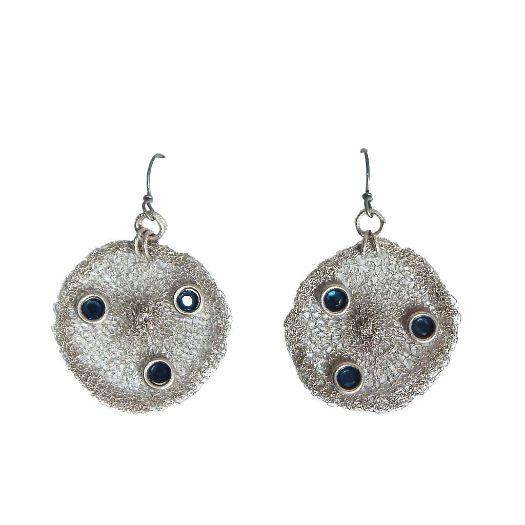 Sarah Cavender Spiderweb Circle Earrings | ATELIER957
