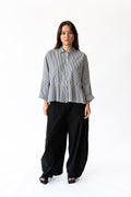 Paper Temples Stripe Flounce Top - ATELIER957